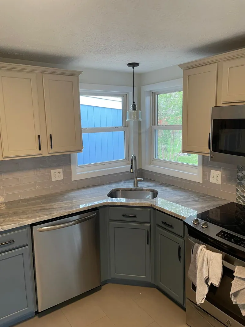Corner kitchen refinish