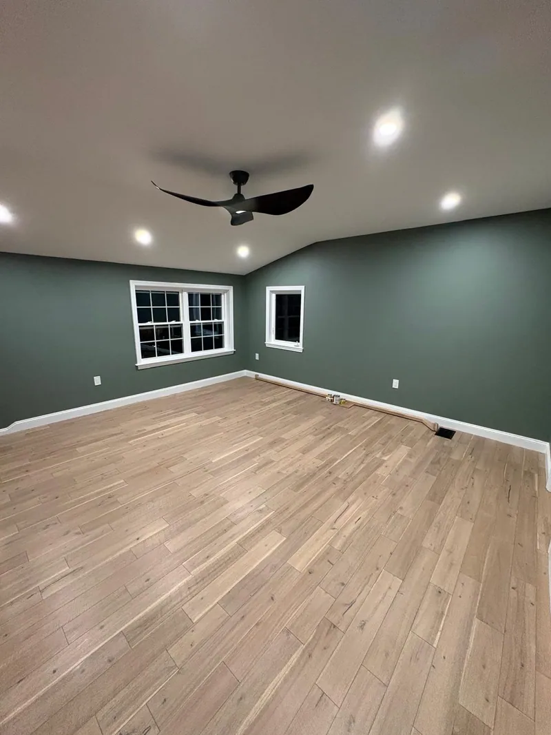 Sage bedroom & trim